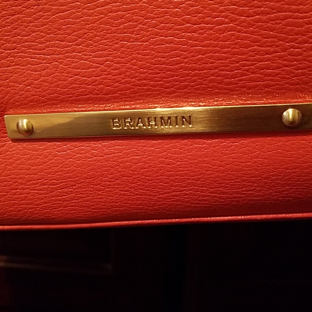 SOLD!!BRAHMIN NORAH TANGO ORANGE NEPAL HANDBAG - Picture 6 of 8